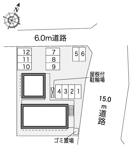 ★手数料０円★安城市朝日町　月極駐車場（LP）